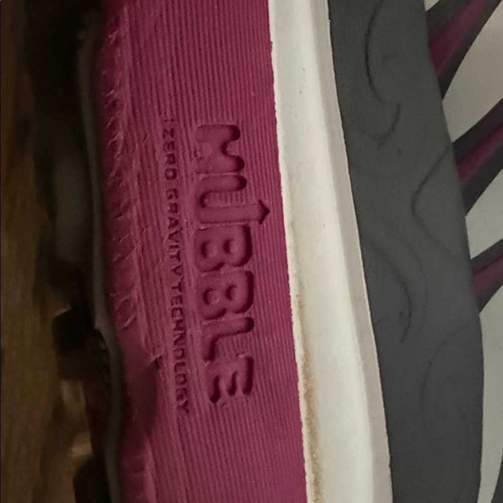 Hoka One One Hubble Women's Dark Gray and Pink Athletic-9 - Picture 10 of 11
